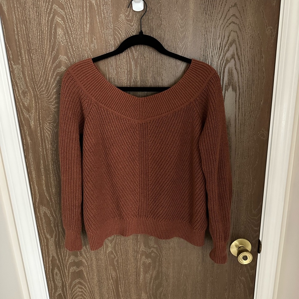 Abercrombie Burnt Orange / Brown Sweater